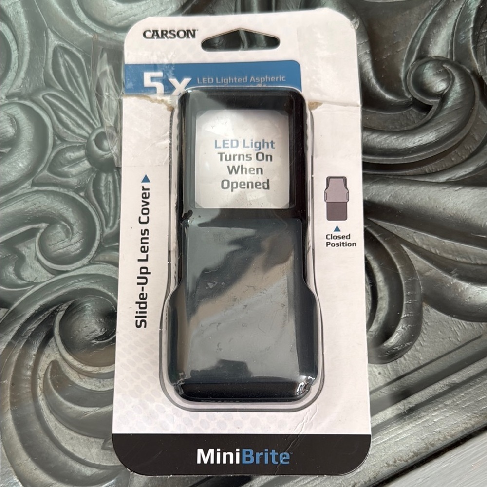 5x LED Lighted Magnifier for Reading Carson Minibrite